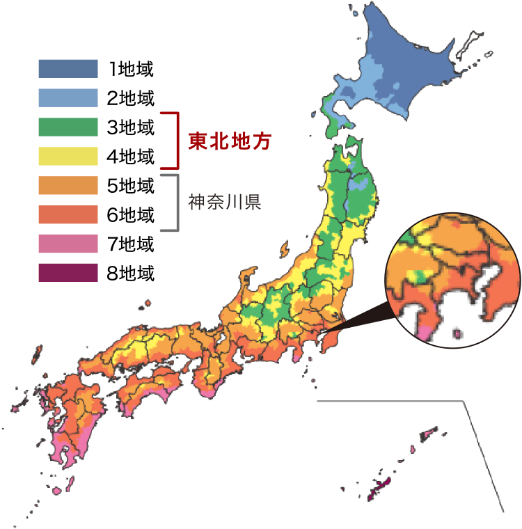 フローレンスガーデンの家は 北東北地域の住宅性能をクリア